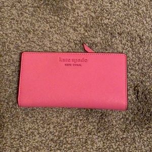 BRIGHT PINK KATE SPADE WALLET